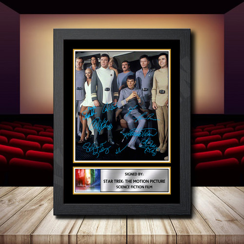 Star Trek Motion Picture 2 printed autograph poster print