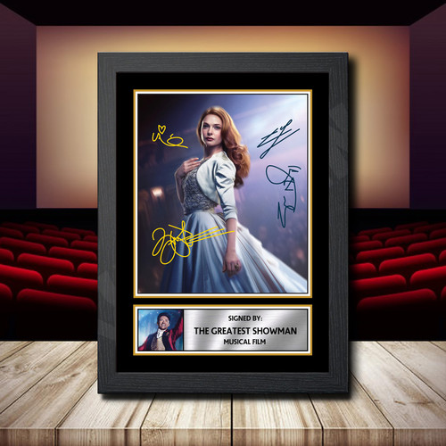 The Greatest Showman 2 printed autograph poster print