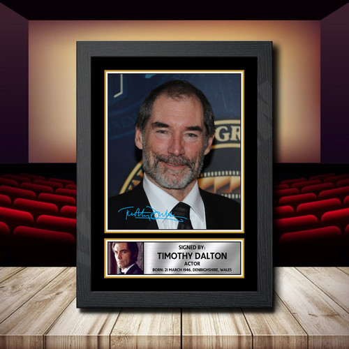 Timothy Dolton 2 printed autograph poster print