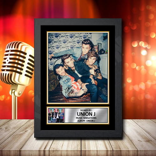 Union J 2 printed autograph poster print