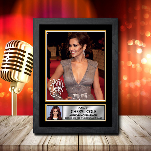 Cheryl Cole 1 printed autograph poster print