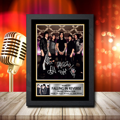 Falling In 2 printed autograph poster print