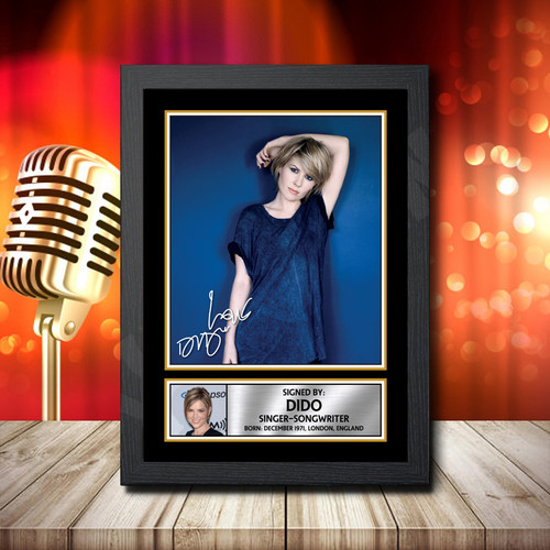 Dido 2 printed autograph poster print