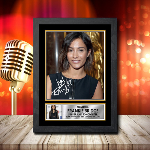 Frankie Sandford 1 printed autograph poster print