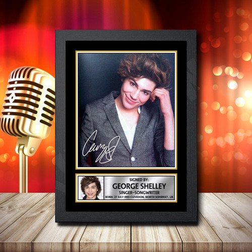 George Shelley 1 printed autograph poster print