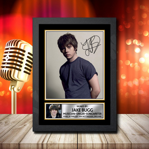 Jake Bugg 1 printed autograph poster print