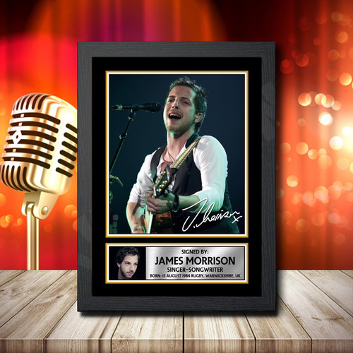 James Morrison 1 printed autograph poster print