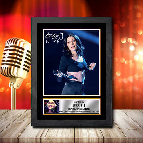 Jessie J 1 printed autograph poster print