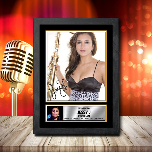 Jessy J 1 printed autograph poster print