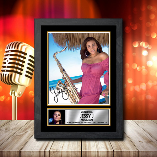 Jessy J 2 printed autograph poster print