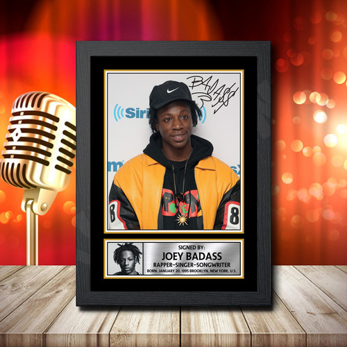 Joey Badass 1 printed autograph poster print