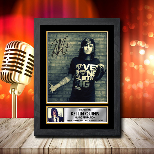 Kellin Quinn printed autograph poster print