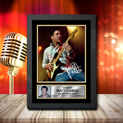 Matt Cardle 1 printed autograph poster print
