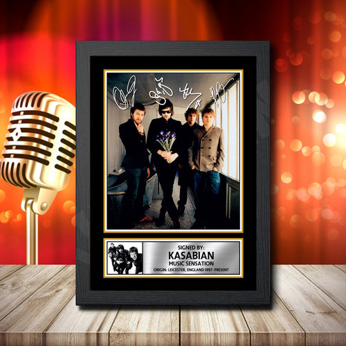 Kasabian 1 printed autograph poster print