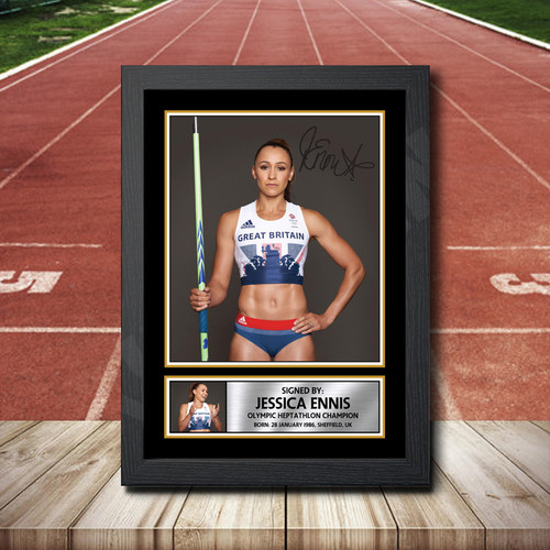 Jessica Ennis printed autograph poster print