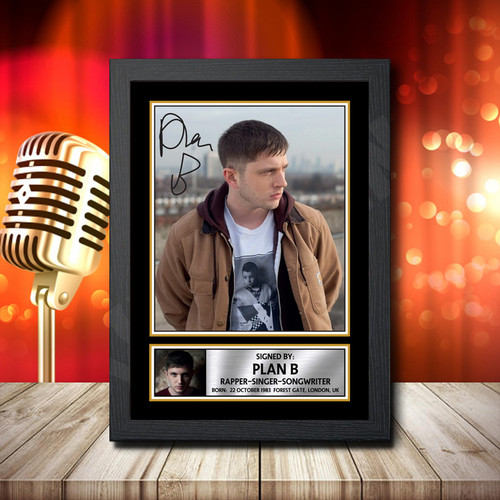 Plan B 2 printed autograph poster print