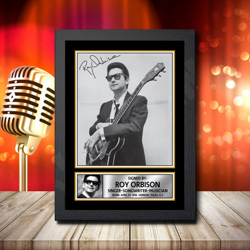 Roy Orbison 1 Fujistsu-Pc's CoNFLicted 2019-04-08 printed autograph poster print