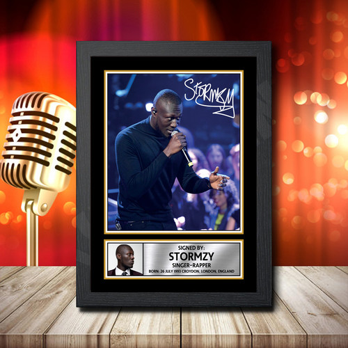 Stormzy 1 printed autograph poster print