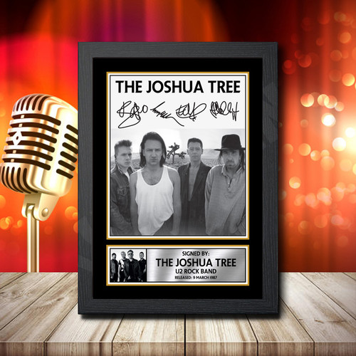 The Joshua Tree 1 printed autograph poster print