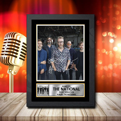 The National 2 Fujistsu-Pc's CoNFLicted 2019-04-08 printed autograph poster print