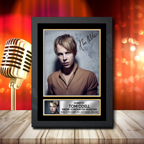 Tom Odell 1 printed autograph poster print