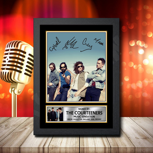 The Courteeners 2 printed autograph poster print