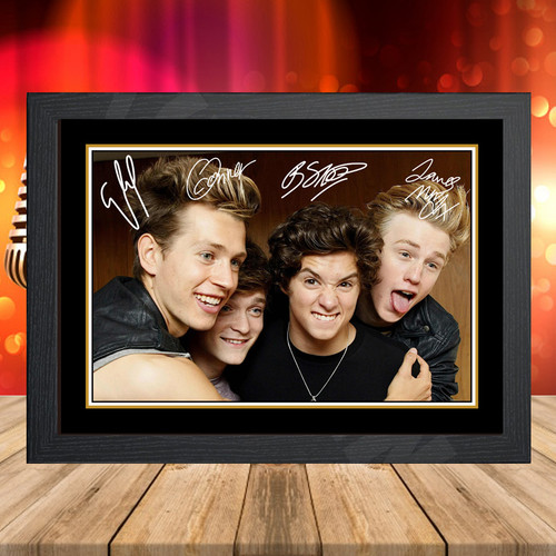 The Vamps 3 printed autograph poster print