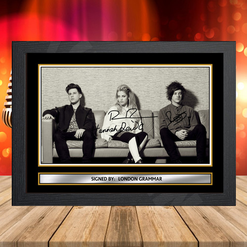 London Grammar 2 printed autograph poster print
