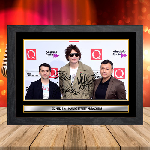 Manic Street Preachers 1 printed autograph poster print