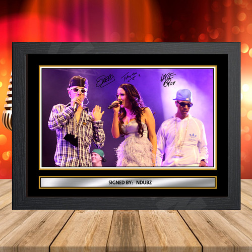 Ndubz 1 printed autograph poster print