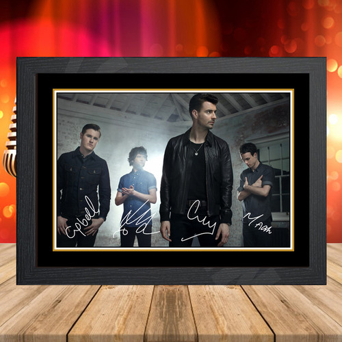 The Courteeners printed autograph poster print