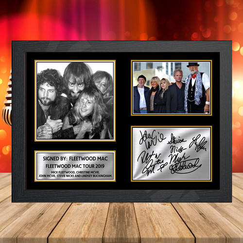 Fleetwood Mac Tour 2019 printed autograph poster print