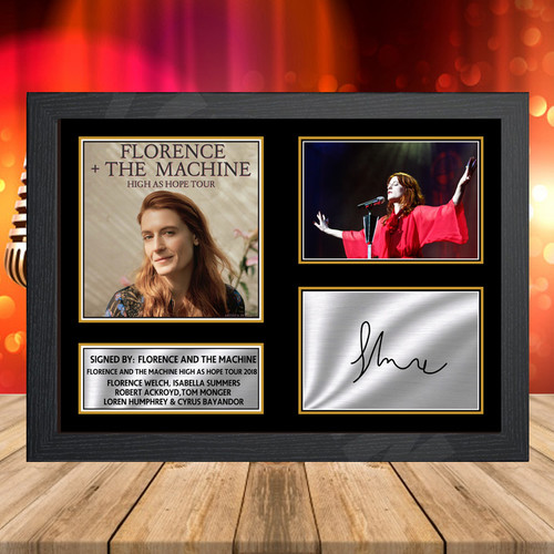Florence And The Machine High As Hope Tour 2018 Printed Autograph Music-Landscape Star Poster Print