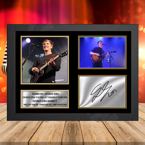 George Ezra Staying At Tamara's Tour 2018 Printed Autograph Music-Landscape Star Poster Print