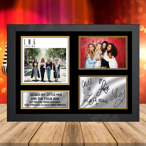 New Little Mix Lm5 Tour printed autograph poster print