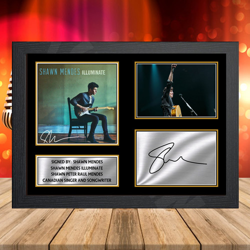 Shawn Mendes Illuminate Printed Autograph Music-Landscape Star Poster Print