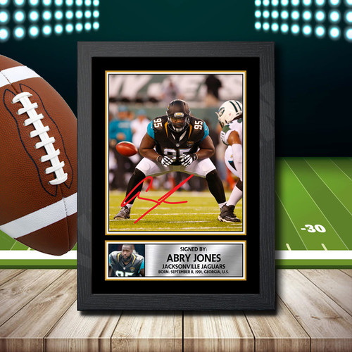 Abry Jones 2 printed autograph poster print