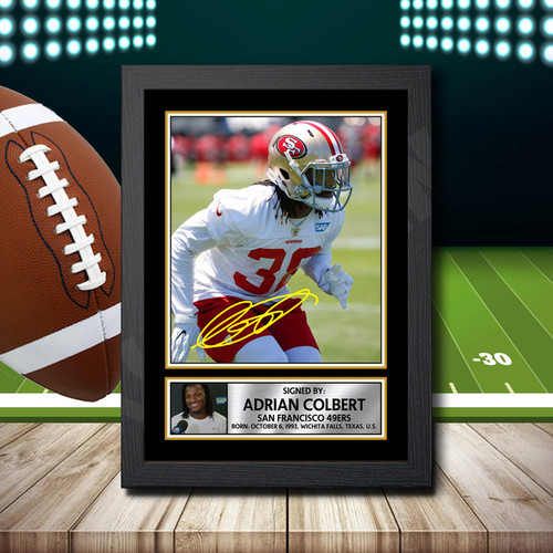 Adrian Colbert 2 printed autograph poster print