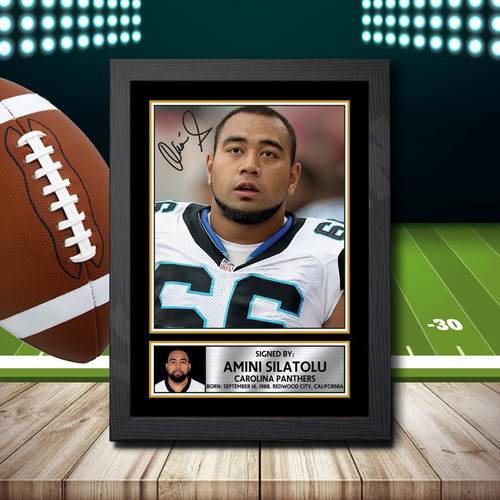 Amini Silatolu 2 printed autograph poster print
