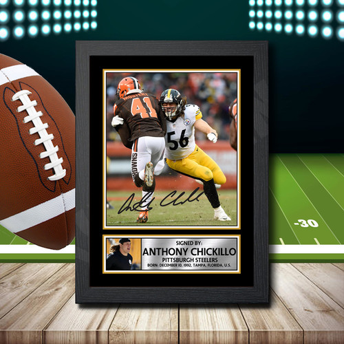 Anthony Chickillo printed autograph poster print