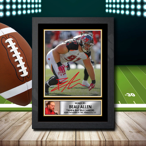 Beau Allen printed autograph poster print