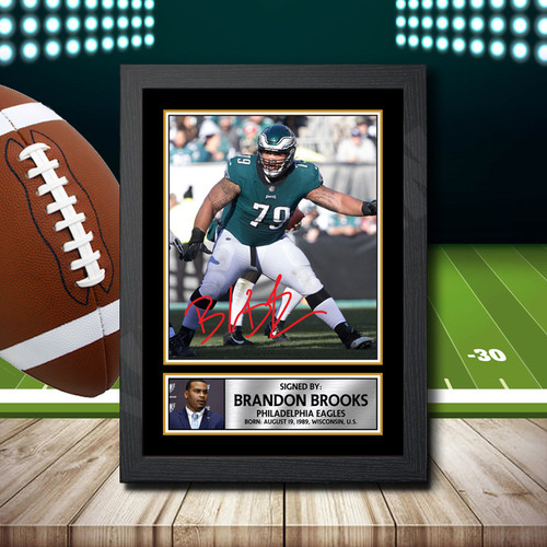 Brandon Brooks printed autograph poster print