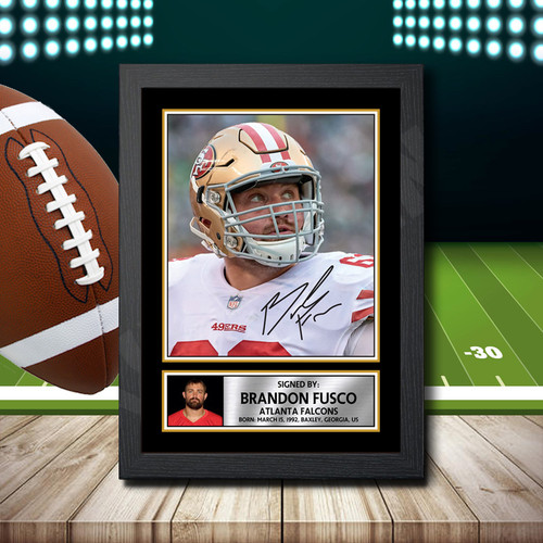 Brandon Fusco 1 printed autograph poster print