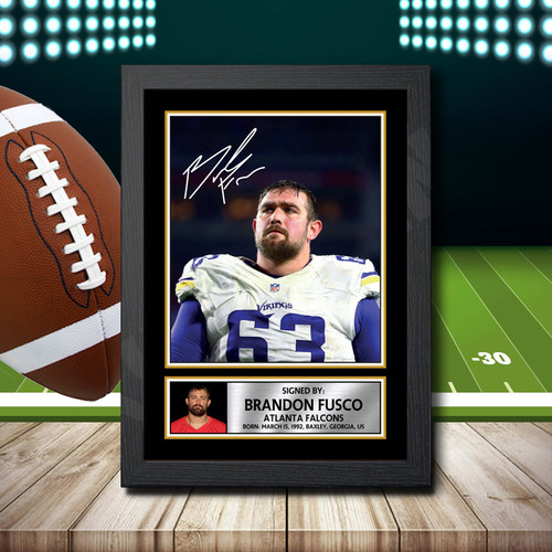Brandon Fusco 2 printed autograph poster print