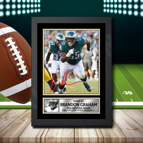 Brandon Graham 2 printed autograph poster print