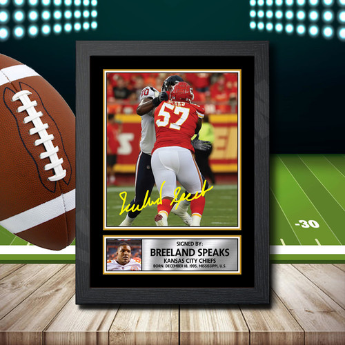 Breeland Speaks 2 printed autograph poster print