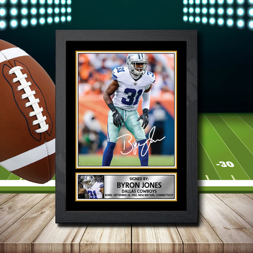 Byron Jones printed autograph poster print