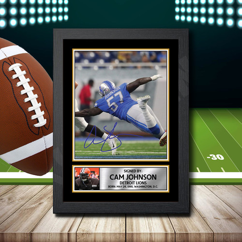 Cam Johnson printed autograph poster print