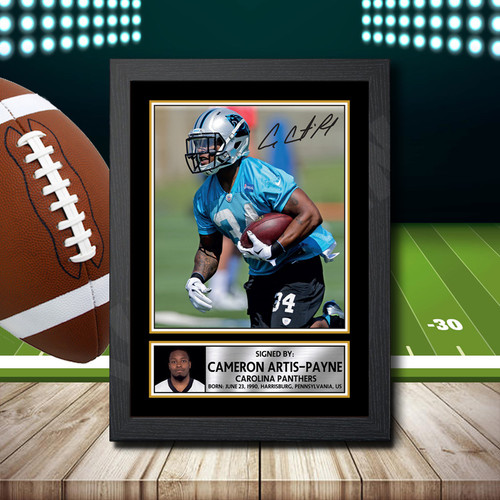 Cameron Artis-Payne 1 printed autograph poster print
