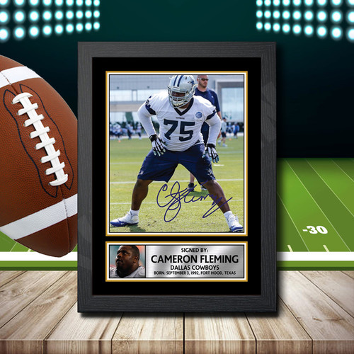 Cameron Fleming printed autograph poster print
